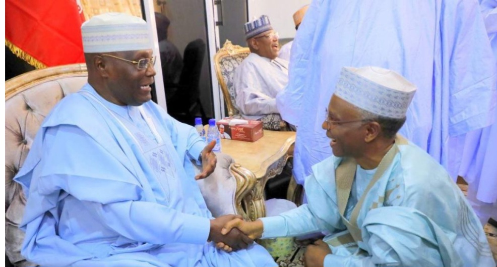 BREAKING: Atiku, El-Rufai, Tambuwal, Tinubu’s NSA Ribadu Meet in Abuja [PHOTOS]