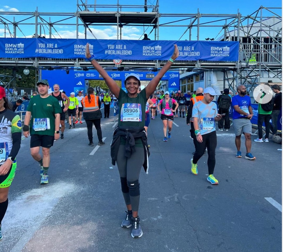 Elumelu's wife, Awele Completes Fifth Marathon In Berlin, Germany