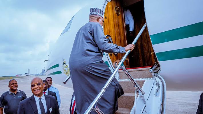 Kashim Shettima’s plane 