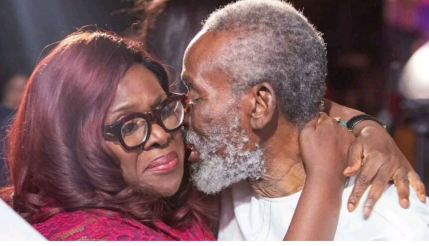 Joke Silva Shares Touching VIDEO To Mark Husband, Olu Jacobs At 82