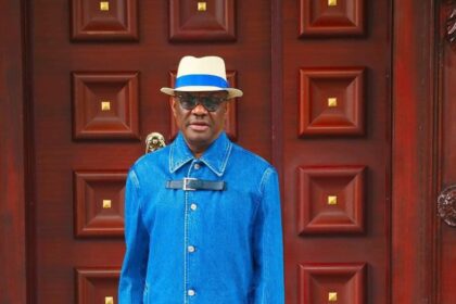 How Wike's 'N4m' Denim Outfit Set Internet Abuzz ...Fubara Dragged To The Outfit