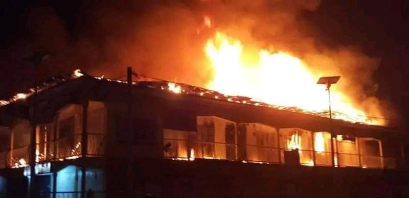 Redeemed Christian Church Of God Building Burnt Down By Unknown Hoodlums (PHOTOS)