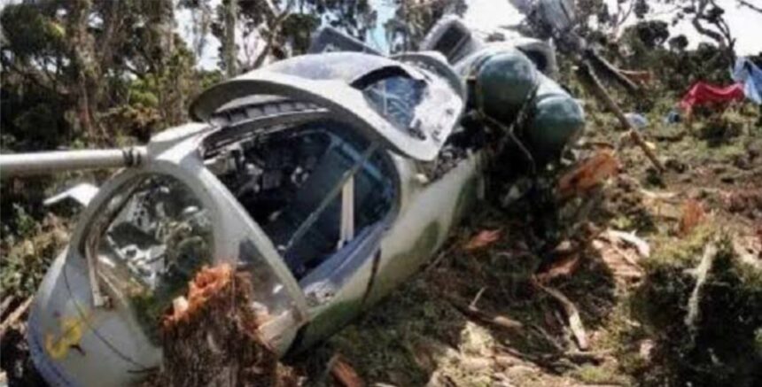 REVEALED: 27 Year-Old Crashed Port Harcourt Helicopter Was Scrapped, Deregistered By Canadian Company