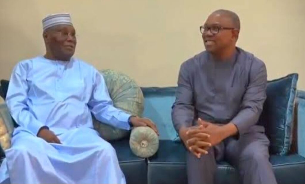 Atiku, Obi in Adamawa yesterday