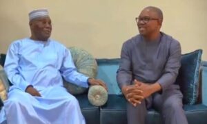 Atiku, Obi in Adamawa yesterday